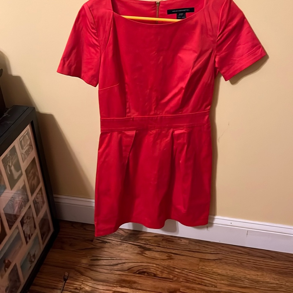 French Connection dress size 4, Red/orange